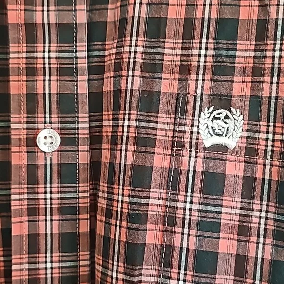 Vintage Cinch XL western checkered long sleeve shirt - Picture 2 of 6